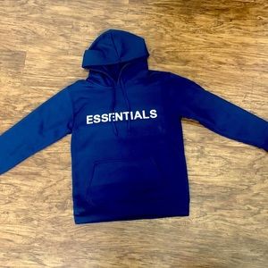 Blue Essential Hoodie